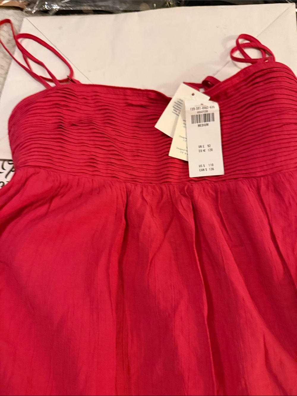 Abercrombie & Fitch Hot Pink Spaghetti-Strap Casual Dress